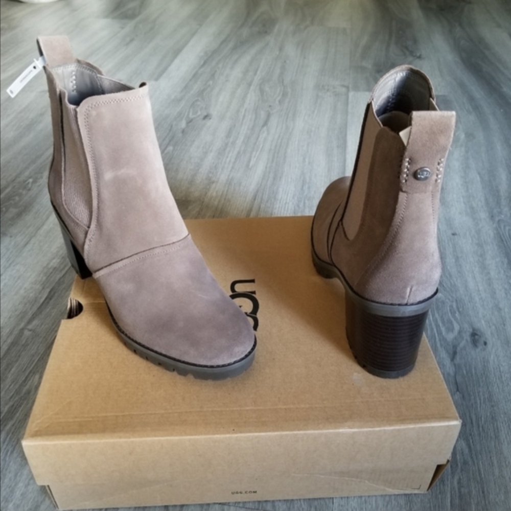 UGG Women's Gray Heeled Boots